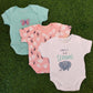 Pack of 3 Cute Rompers (Best 3 dispatched)