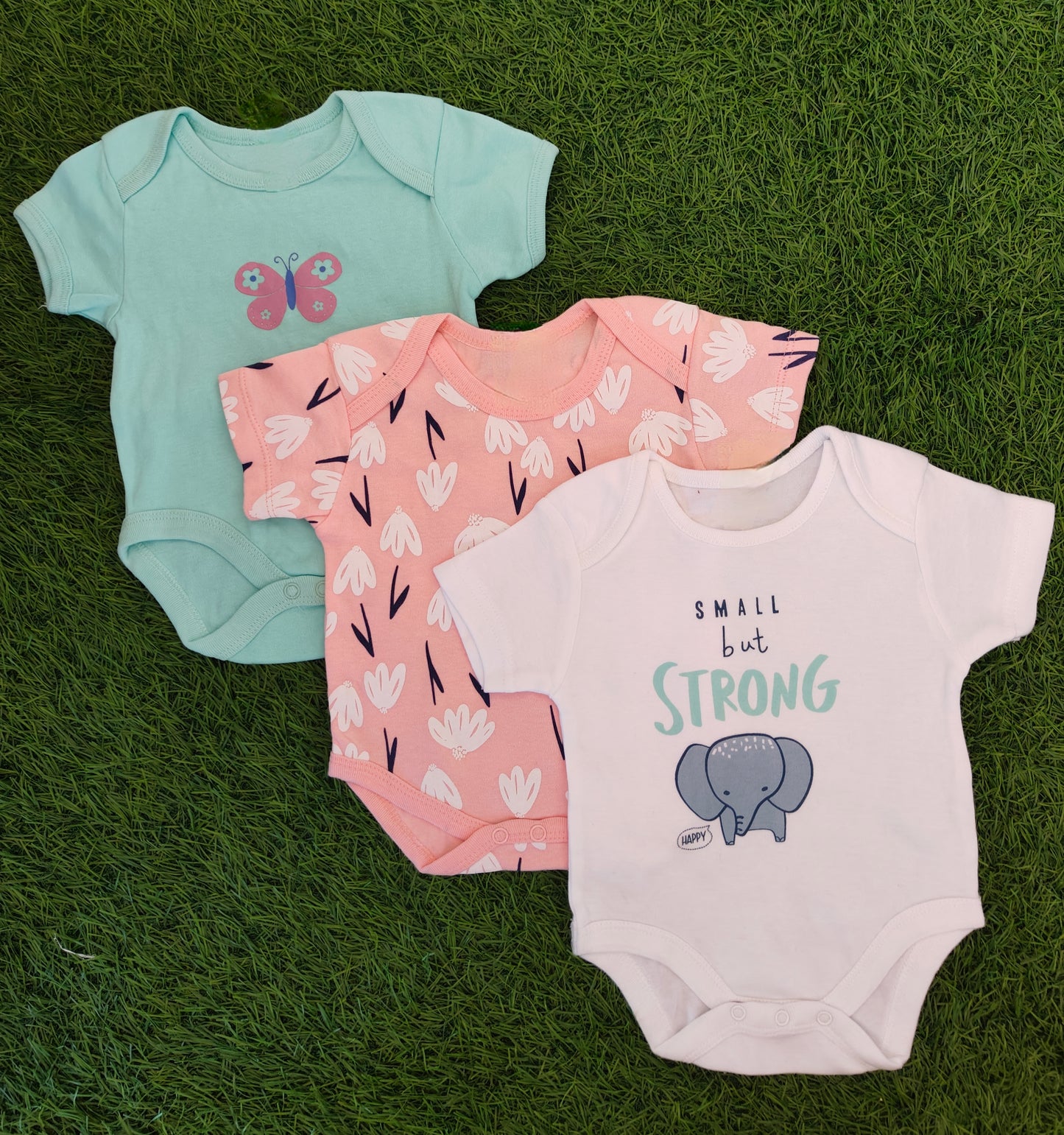 Pack of 3 Cute Rompers (Best 3 dispatched)