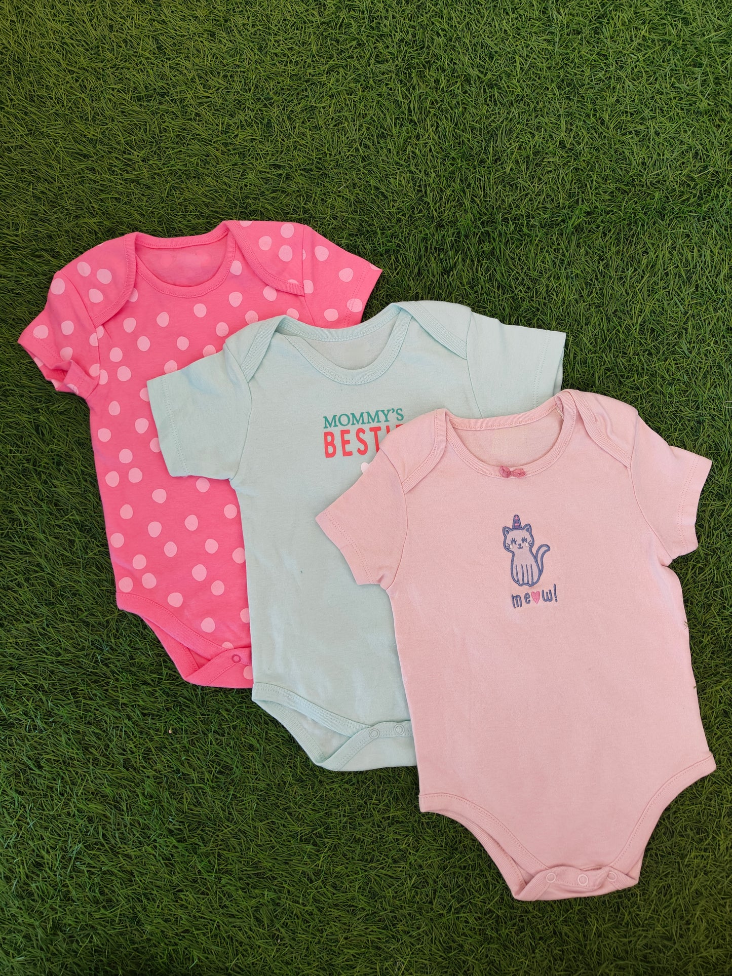 Pack of 3 Cute Rompers (Best 3 dispatched)