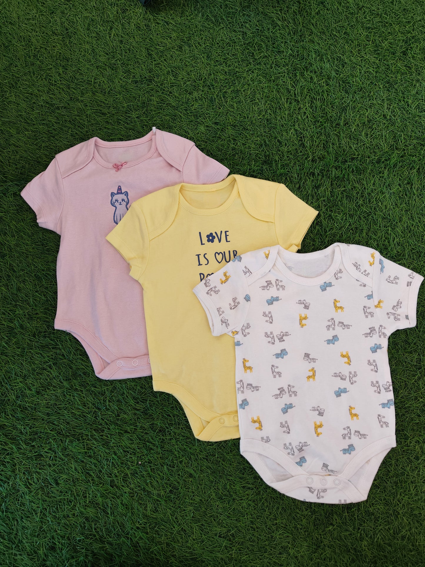 Pack of 3 Cute Rompers (Best 3 dispatched)