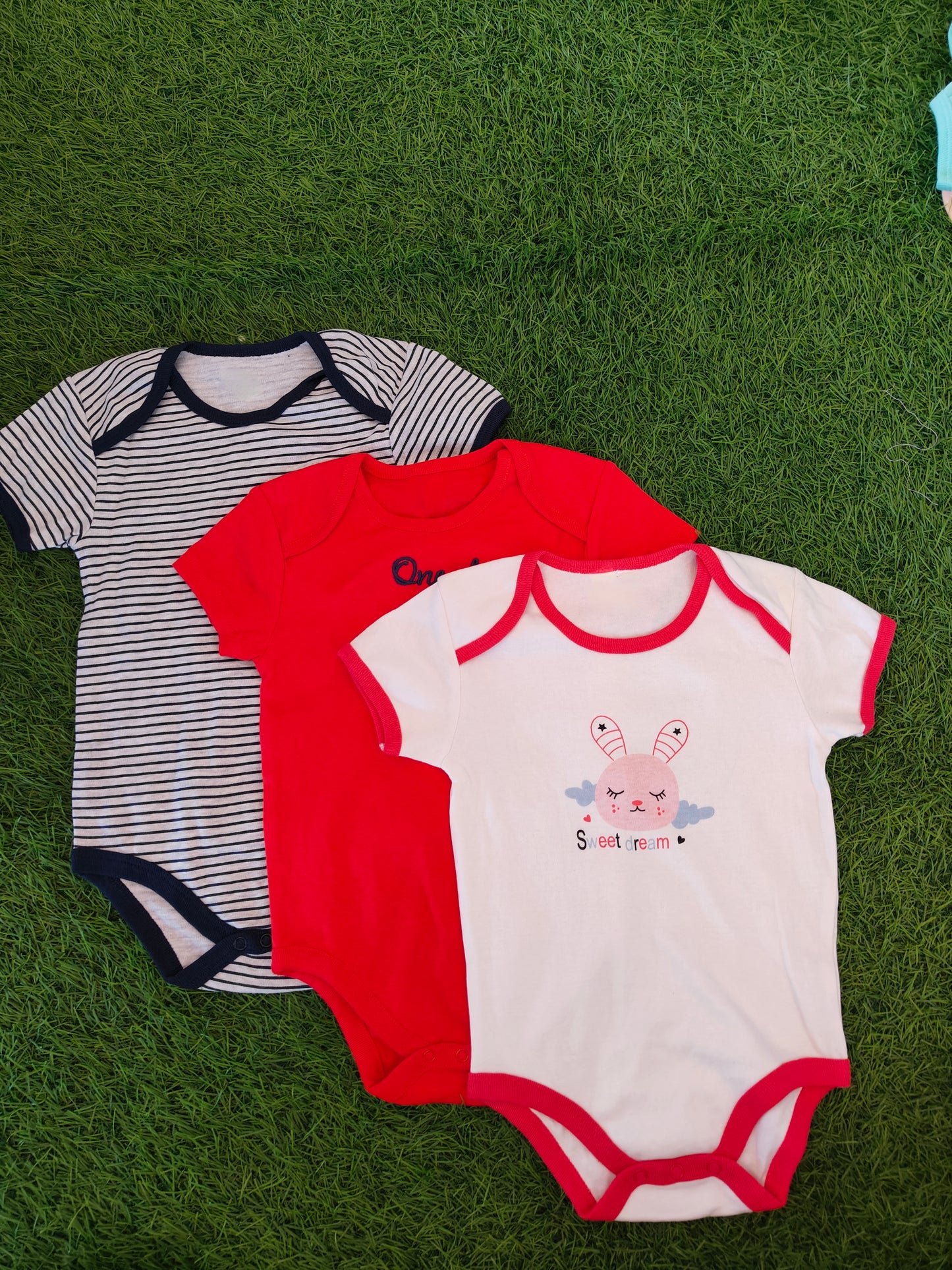 Pack of 3 Cute Rompers (Best 3 dispatched)