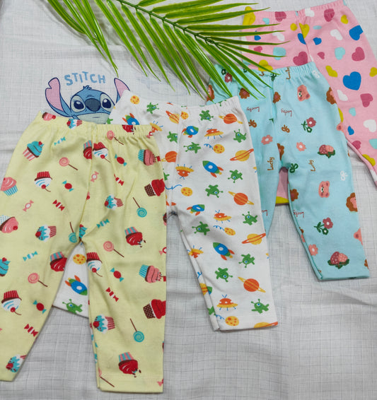 Cute and Comfy Baby Pants - Pack of 4 for 0-2 Years